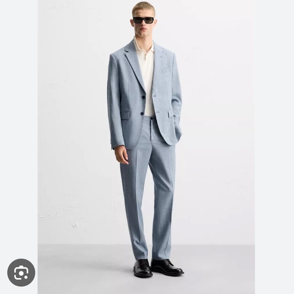 Zara Man NWT textured suit pants 4260/559
